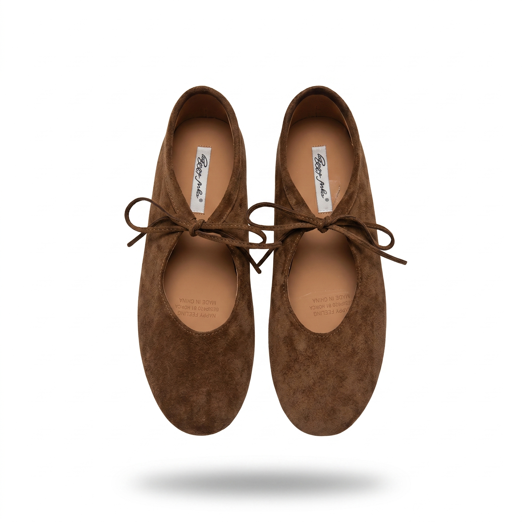 Butterfly-Knot Slip-On Flats