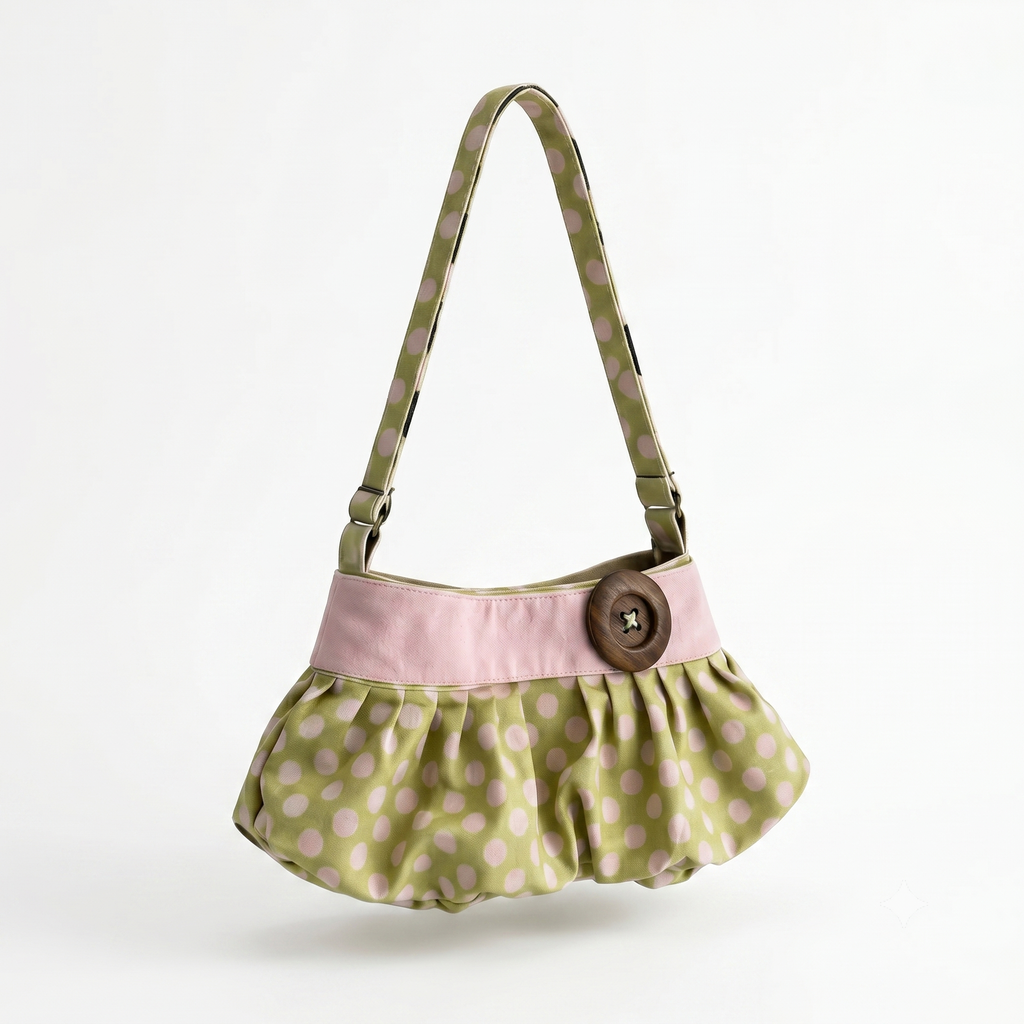 Pleated Shoulder Bag