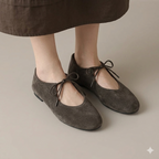 Butterfly-Knot Slip-On Flats