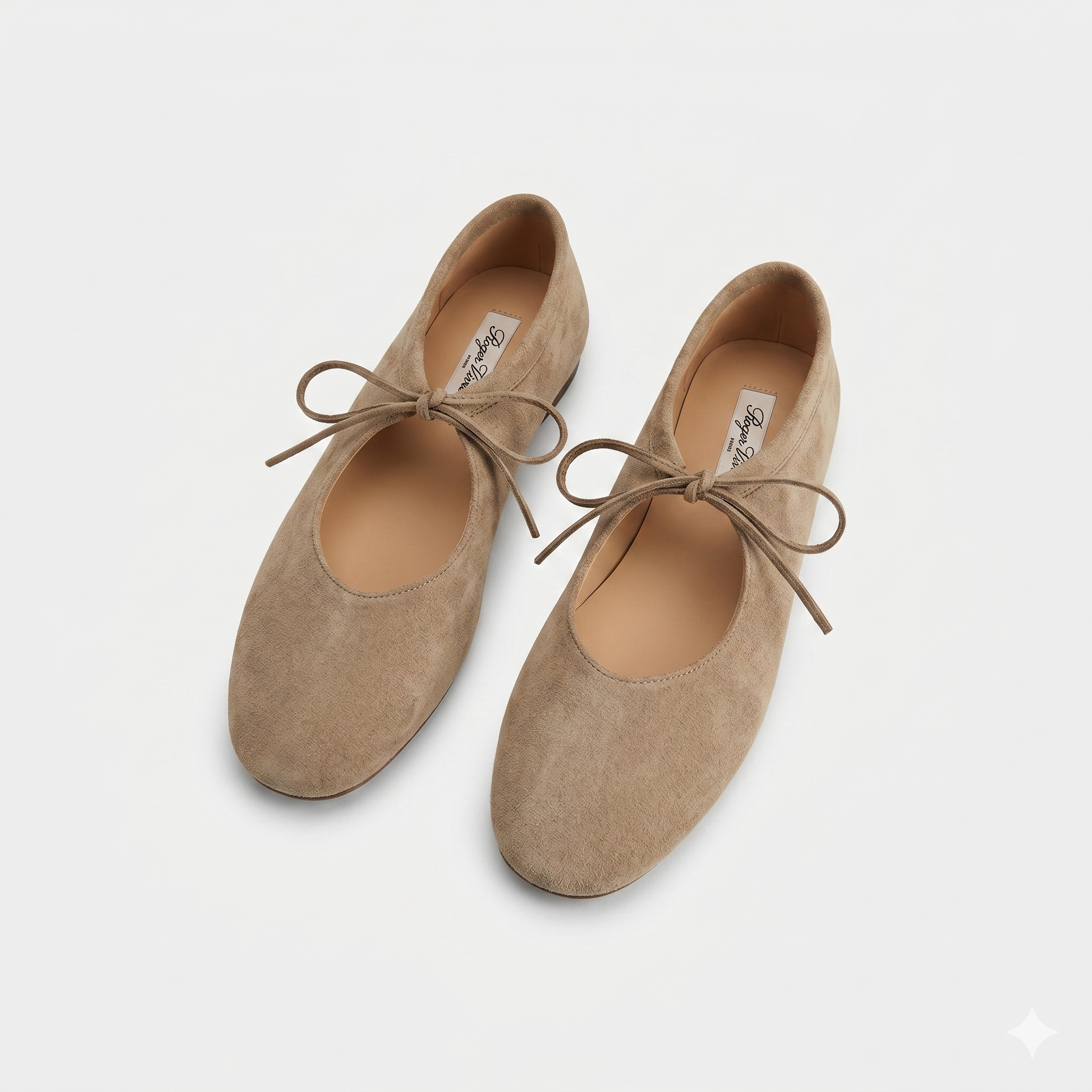 Butterfly-Knot Slip-On Flats