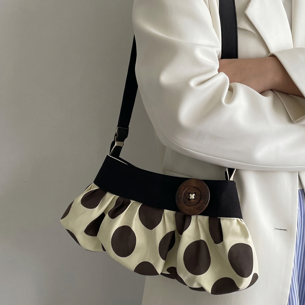 Pleated Shoulder Bag