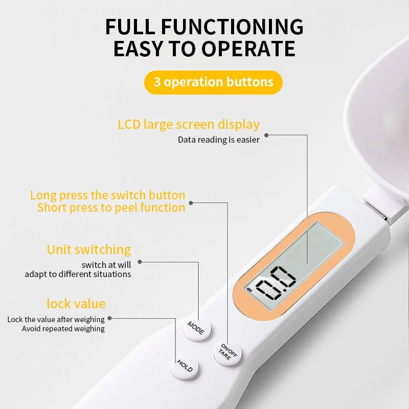 Digital Measuring Spoon Scale with LCD Display