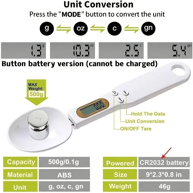 Digital Measuring Spoon Scale with LCD Display