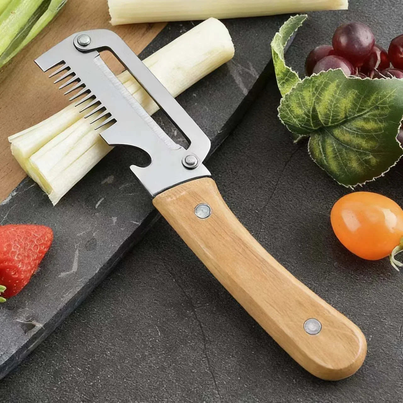 2-in-1 Stainless Steel Paring Knife