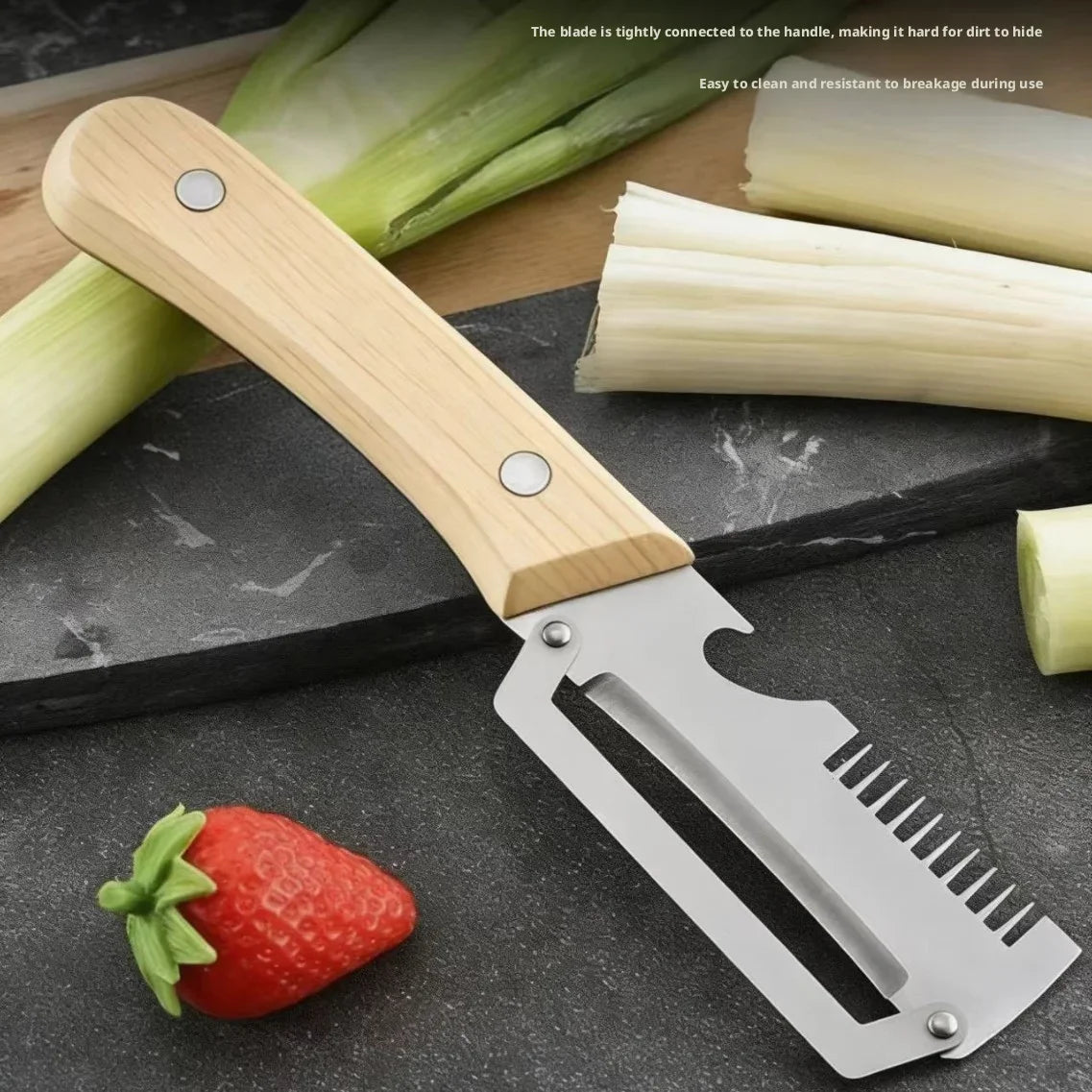 2-in-1 Stainless Steel Paring Knife