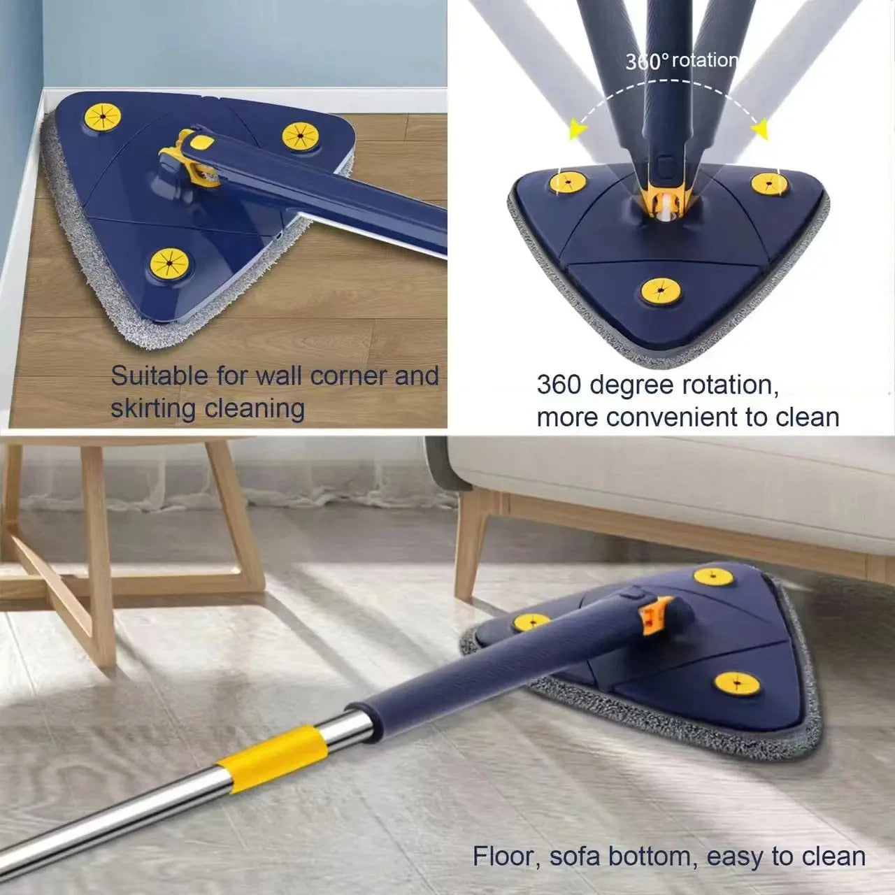 360° Rotatable Triangle Mop